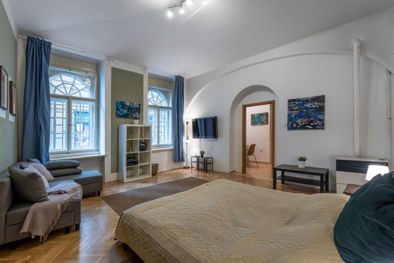 Spacious 3 Bedroom Apartment In The Heart Of Prag Dış mekan fotoğraf